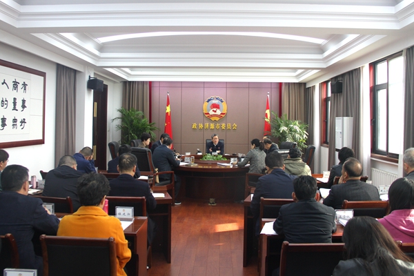市政协召开党组（扩大）会议